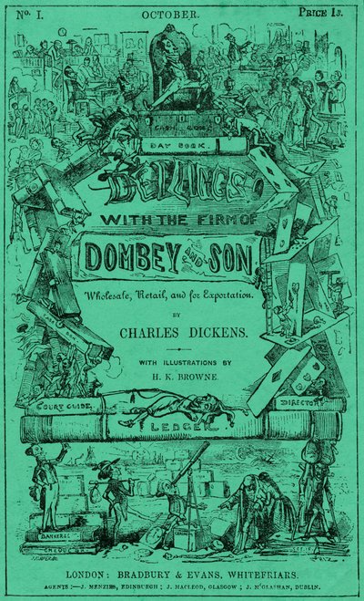 Charles Dickens - Dombey and Son by Hablot Knight Browne