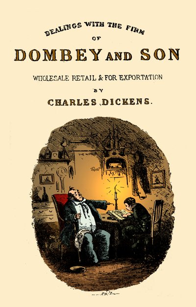 Dombey & Son Title Page by Hablot Knight Browne