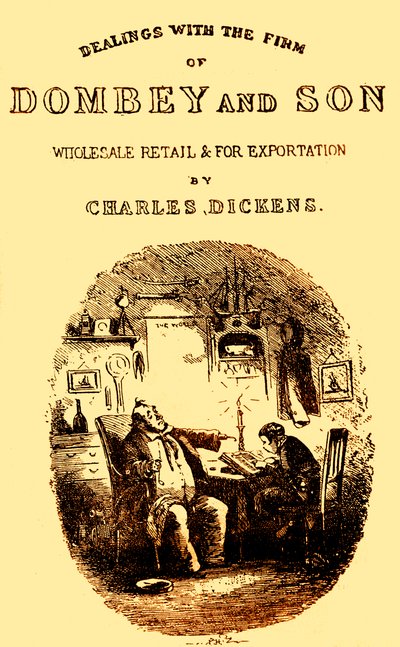 Dombey & Son Title Page by Hablot Knight Browne