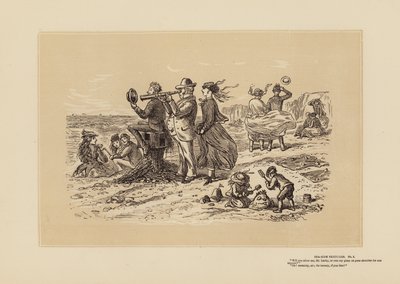 Sea-Side Sketches, No 5, So very Obliging by Hablot Knight (1815 92) Browne
