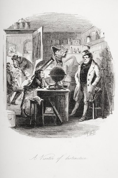 A visitor of distinction, illustration from 