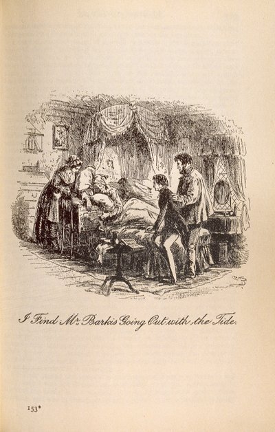 I Find Mr Barkis Going Out with the Tide, from David Copperfield by Charles Dickens (1812-70) by Hablot Knight Browne