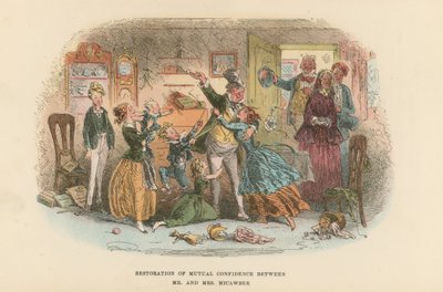 Illustration for David Copperfield by Hablot Knight Browne