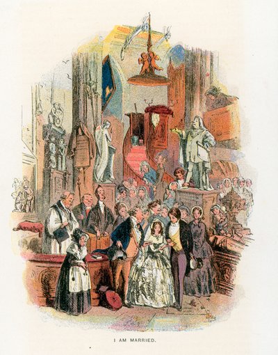 Illustration for David Copperfield by Hablot Knight Browne