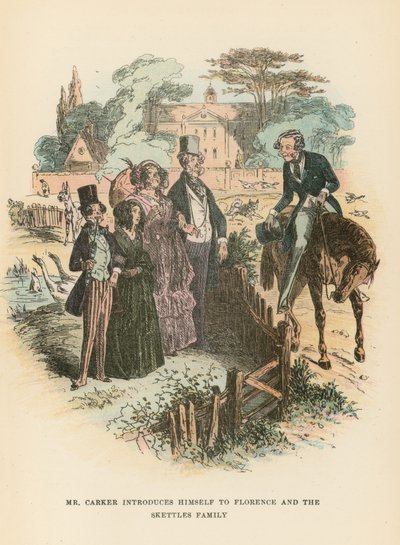 Illustration for Dombey and Son by Hablot Knight Browne