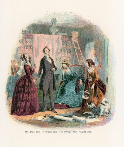 Illustration for Dombey and Son by Hablot Knight Browne