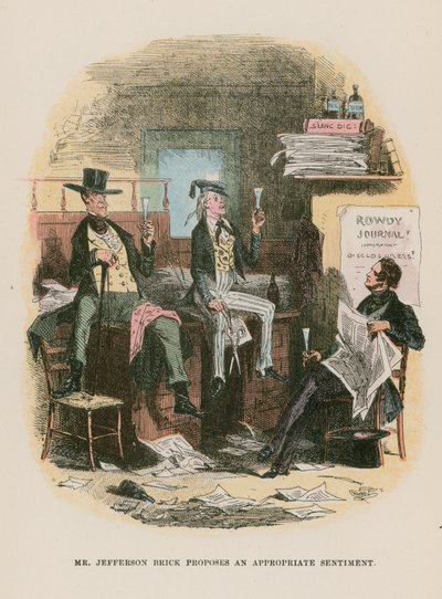 Illustration for Martin Chuzzlewit by Hablot Knight Browne