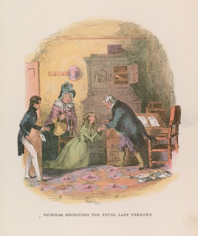 Illustration for Nicholas Nickleby by Hablot Knight Browne
