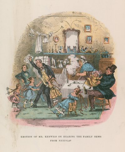 Illustration for Nicholas Nickleby by Hablot Knight Browne