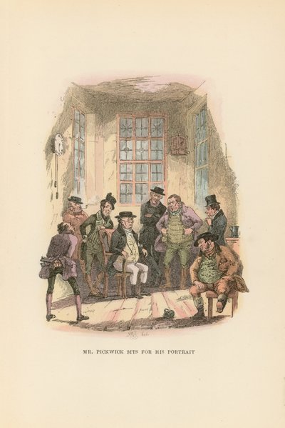Illustration for Pickwick Papers by Hablot Knight Browne