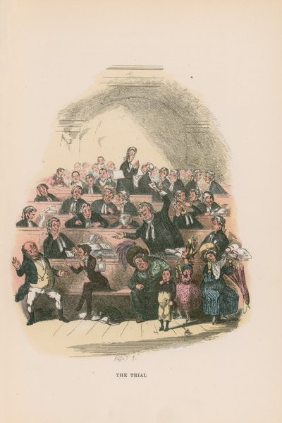 Illustration for Pickwick Papers by Hablot Knight Browne