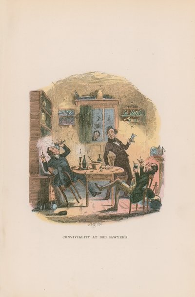 Illustration for Pickwick Papers by Hablot Knight Browne