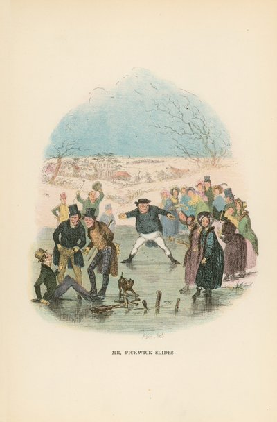 Illustration for Pickwick Papers by Hablot Knight Browne