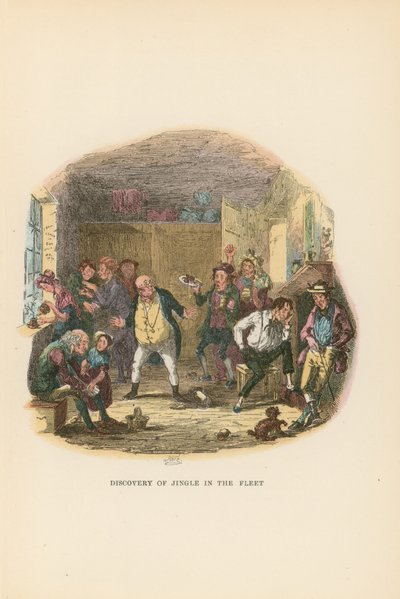 Illustration for Pickwick Papers by Hablot Knight Browne