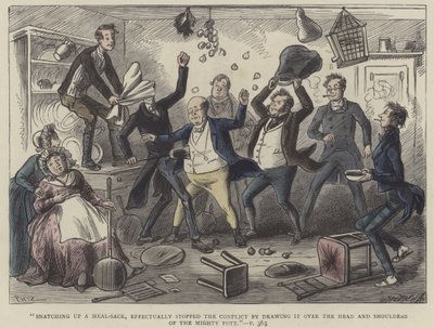 Illustration for Pickwick Papers by Hablot Knight Browne