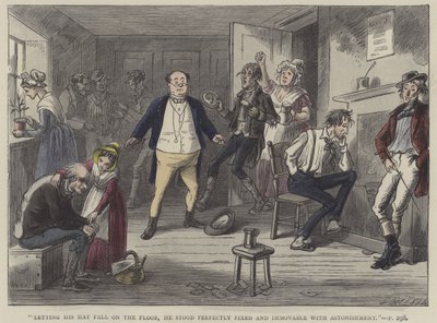 Illustration for Pickwick Papers by Hablot Knight Browne