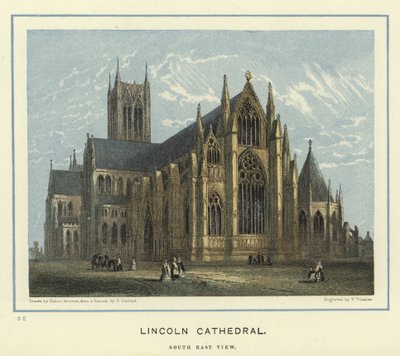 Lincoln Cathedral, South East View by Hablot Knight Browne