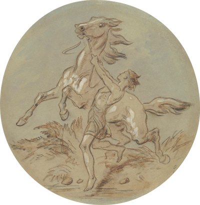 One of Eighteen Designs for a Series of Plates Illustrating Venus and Adonis by Hablot Knight Browne