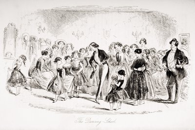 The Dancing School, illustration from 