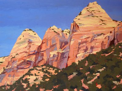 Late Afternoon Patriarchs, Zion II, c.2025 by Hadley Rampton
