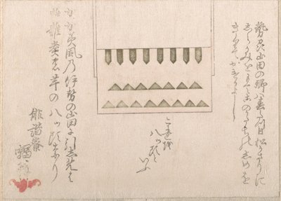 A Kind of Religious Paper Decoration by Haikairyo Henpuku