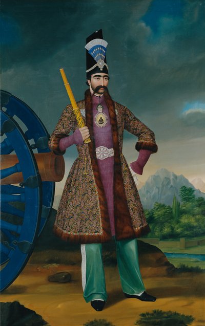 The Shah of Persia Naser al-Din Shah, c.1860-70 by Hakob Mkrtum Hovnatanyan