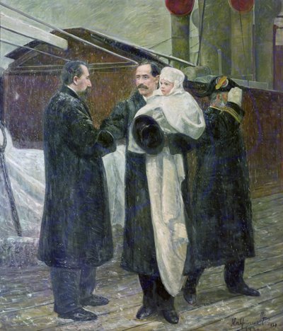 King Haakon on Norwegian Land in 1905 by Halfdan Frithjof Strom