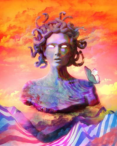 Mystic Medusa Sunset by Halit Benli