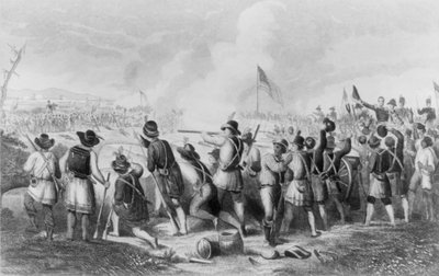 The Battle of New Orleans on January 8th 1813 by Hammatt Billings