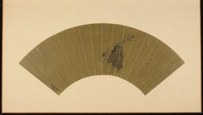 A peddler and a child looking at the moon, Edo period, late 17th-early 18th century by Hanabusa Itcho
