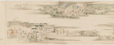 Pastimes and Occupations of the Twelve Months by Hanabusa Itcho