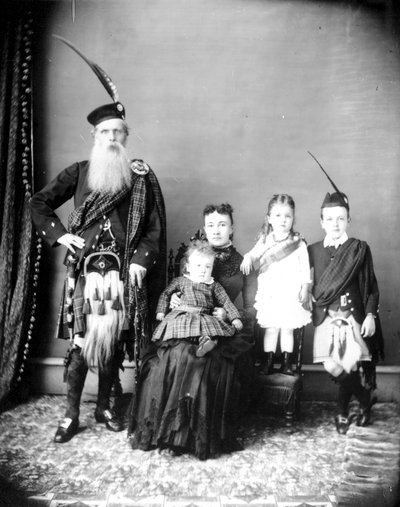 Either Donald and Harriet Mackay and Family or Charles Ross with His Wife, Catherine Toma, and Children by Hannah Maynard