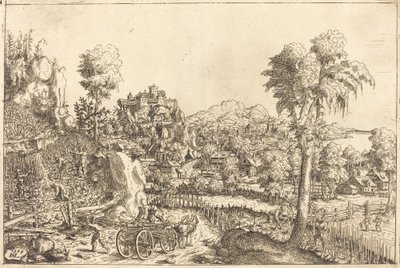 Landscape with a Vineyard by Hanns Lautensack