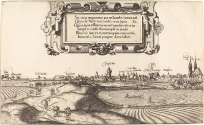 View of Nuremberg from the East (left section) by Hanns Lautensack