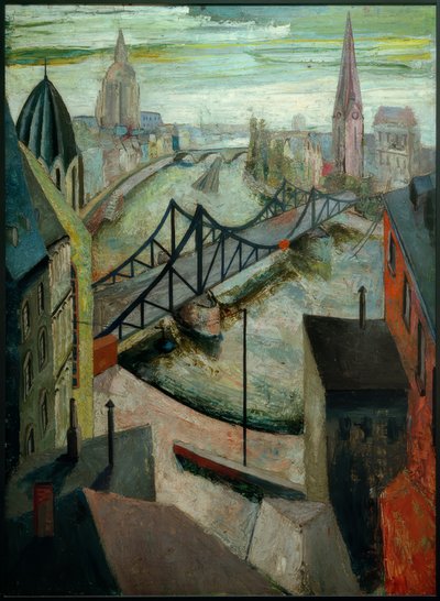 The Iron Bridge in Frankfurt am Main by Hanns Ludwig Katz