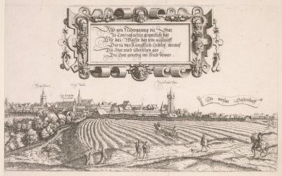 Panoramic View of Nuremberg: Right Portion by Hanns Sebald Lautensack