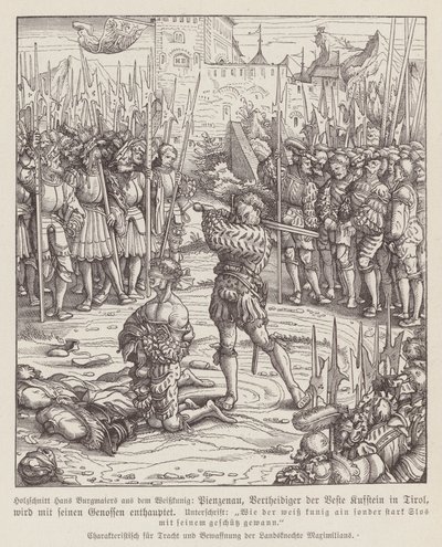 Execution of the Guardian of Kufstein, Tyrol by Hans (after) Burgkmair