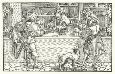 The Money Changer by Hans (after) Burgkmair