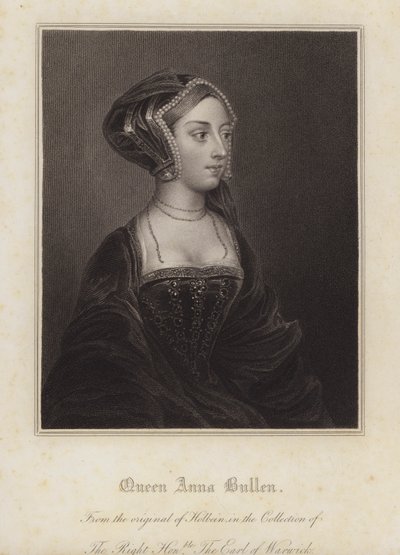 Anne Boleyn, Second Wife of King Henry VIII by Hans (after) Holbein the Younger