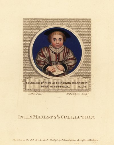 Charles Brandon, 3rd Duke of Suffolk by Hans (after) Holbein the Younger