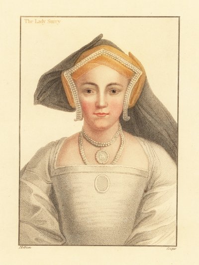 Frances Howard, Countess of Surrey by Hans (after) Holbein the Younger