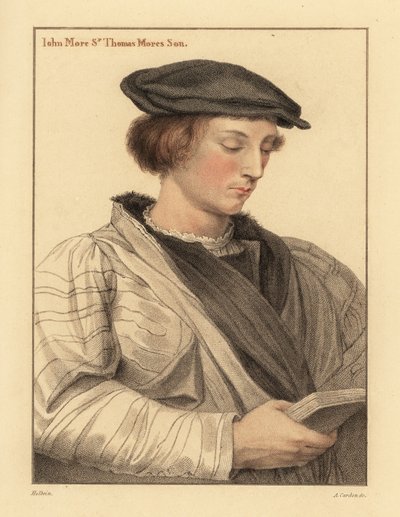 John More, aged 19, son of Sir Thomas More by Hans (after) Holbein the Younger