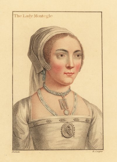 Lady Mary Brandon, Baroness Monteagle by Hans (after) Holbein the Younger