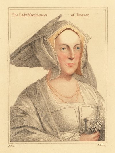 Margaret Wotton, Marchioness of Dorset by Hans (after) Holbein the Younger