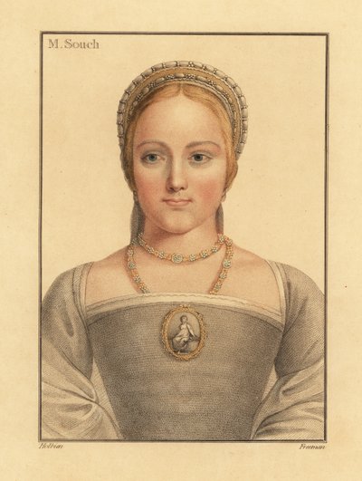 Mary Zouch, lady in waiting to Jane Seymour by Hans (after) Holbein the Younger