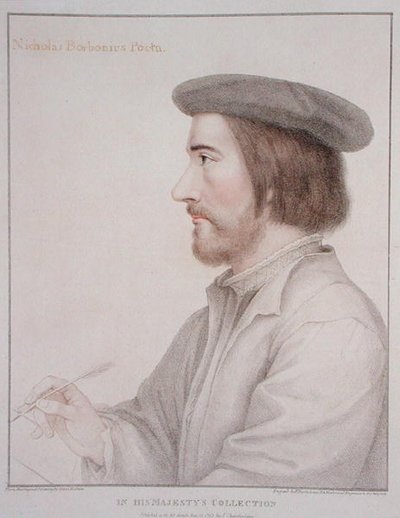 Nicholas Borbonius (1503-50) engraved by Francesco Bartolozzi (1727-1815) 1793 by Hans (after) Holbein the Younger