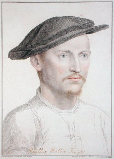 Philip Hobbie, engraved by Francesco Bartolozzi 1796 by Hans (after) Holbein the Younger