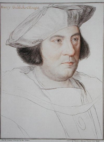 Portrait of Harry Guldeford (d.1532) Engraved by Francesco Bartolozzi 1792 by Hans (after) Holbein the Younger