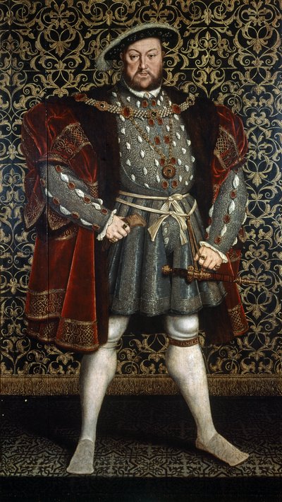 Portrait of King Henry VIII (after 1557) by Hans (after) Holbein the Younger