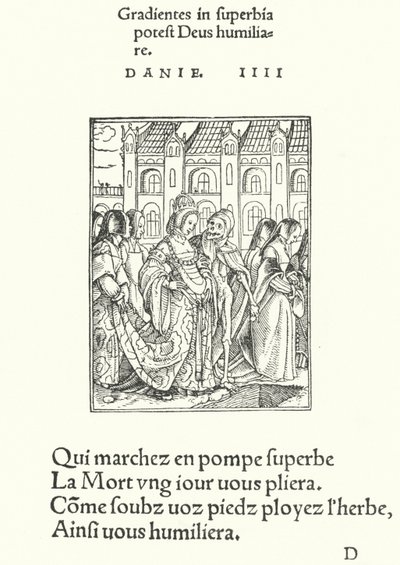 The Empress (engraving) by Hans (after) Holbein the Younger